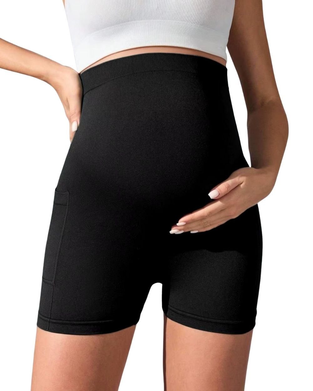 Easy Maternity Shorts-Huggleo-