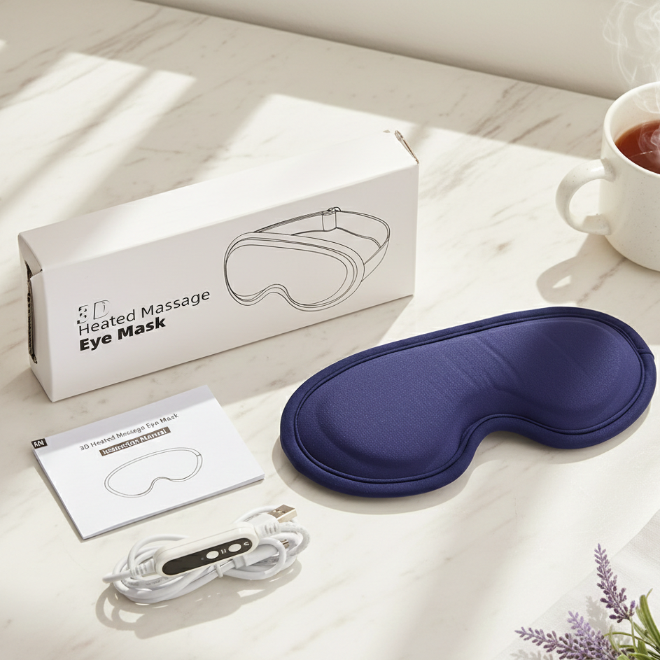 Quiet Heated Eye Mask-Huggleo-