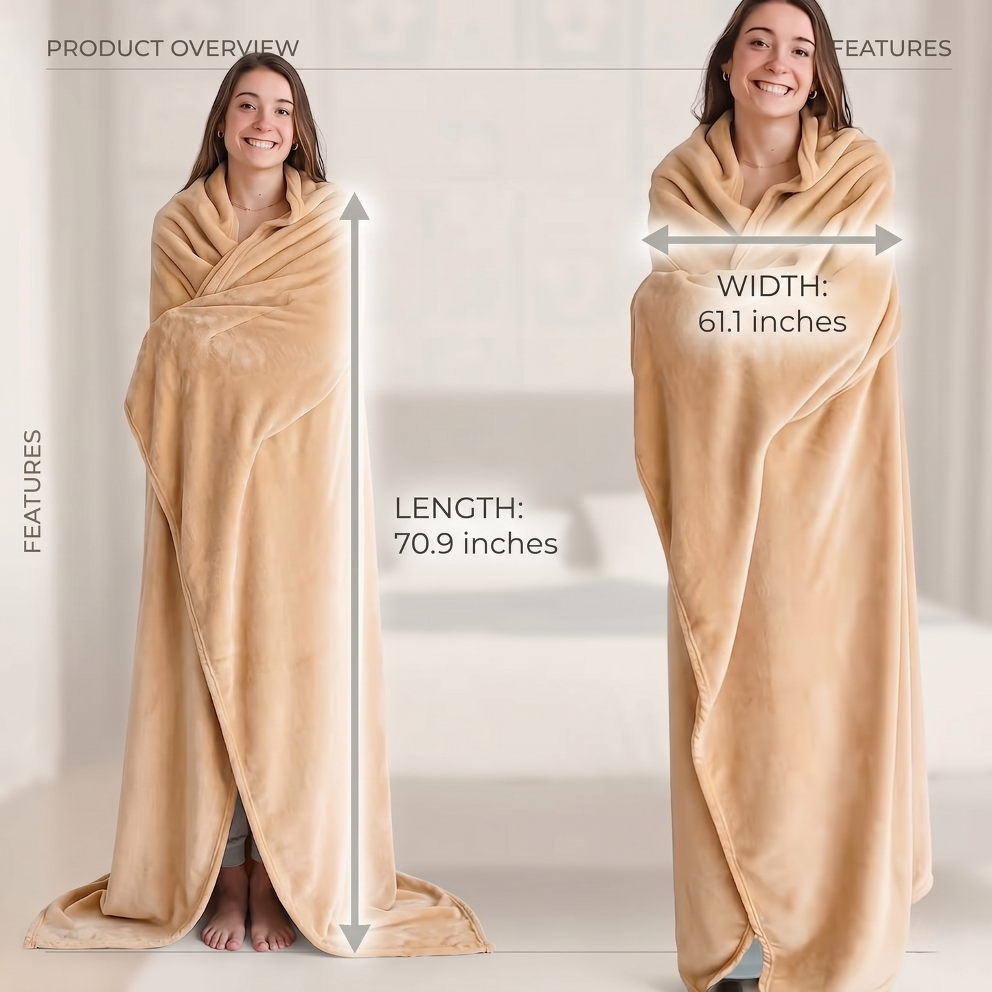 Cloud Wearable Blanket-Huggleo-