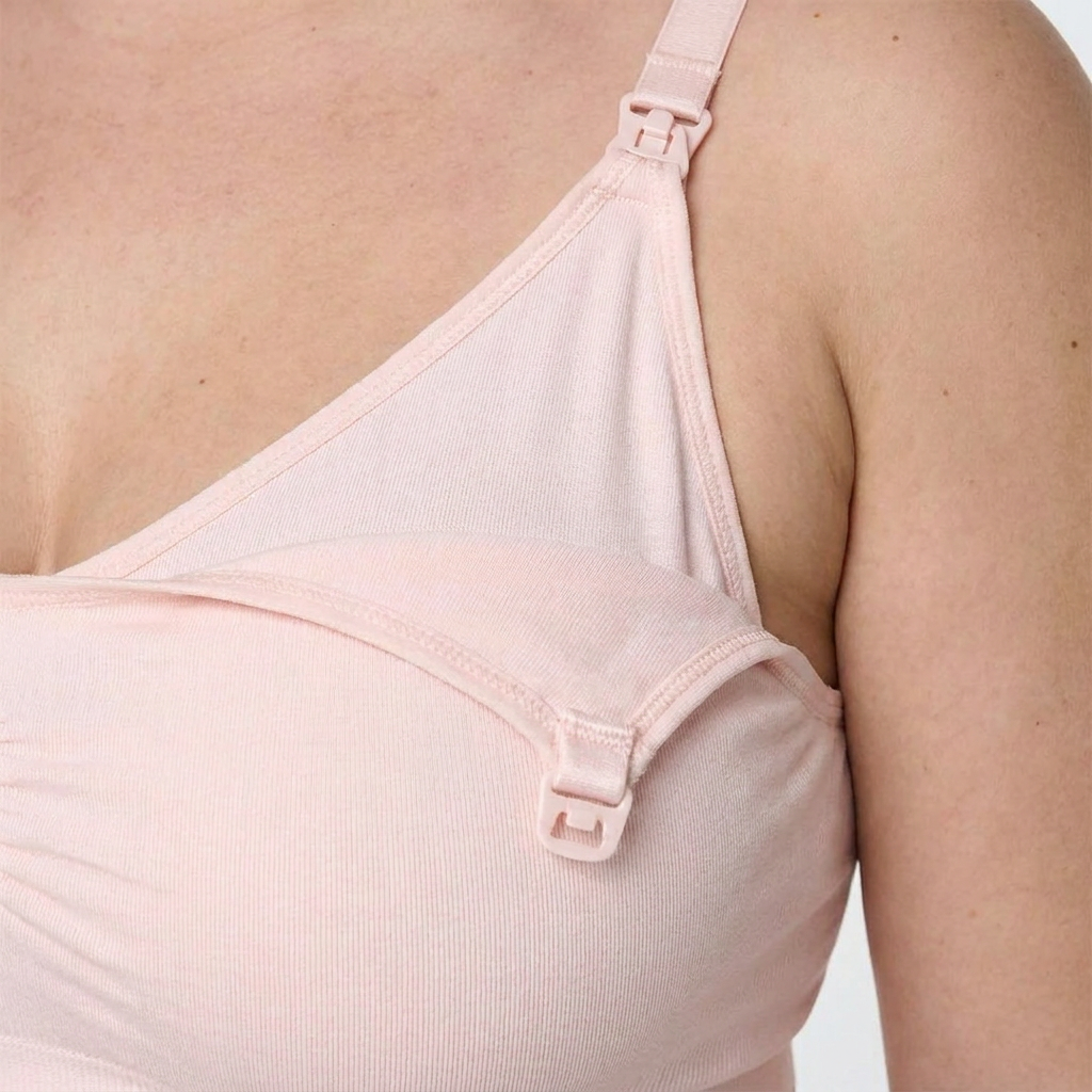 Cloud Wireless Nursing Bra, nursing clip open detail