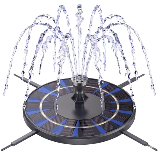 1.4W Solar Bird Bath Fountain Pump with Adjustable Brackets