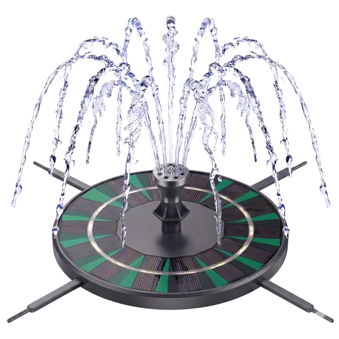 1.4W Solar Bird Bath Fountain Pump with Adjustable Brackets