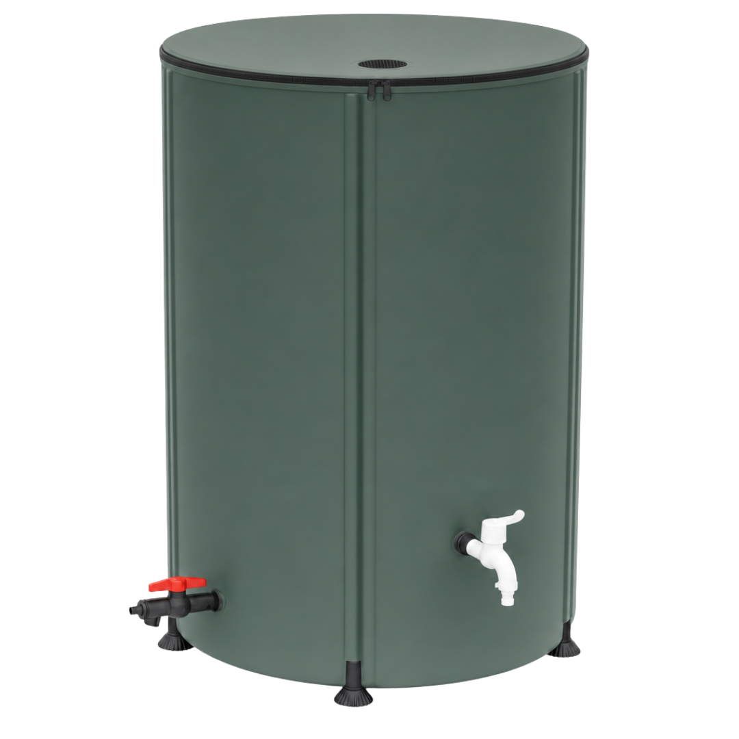 105 Gallon Collapsible Rain Barrel for Garden & Gutter Collection