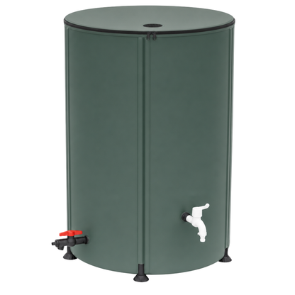 105 Gallon Collapsible Rain Barrel for Garden & Gutter Collection