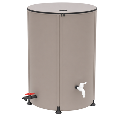 105 Gallon Collapsible Rain Barrel for Garden & Gutter Collection