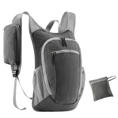 10L Foldable Hiking Backpack with Chest Strap and Strap Pockets