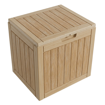 113.6 L Interlocking Resin Storage Box with Panel Frame Design