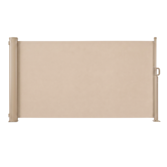118x71 Inch Retractable Side Awning Outdoor Patio Privacy Screen