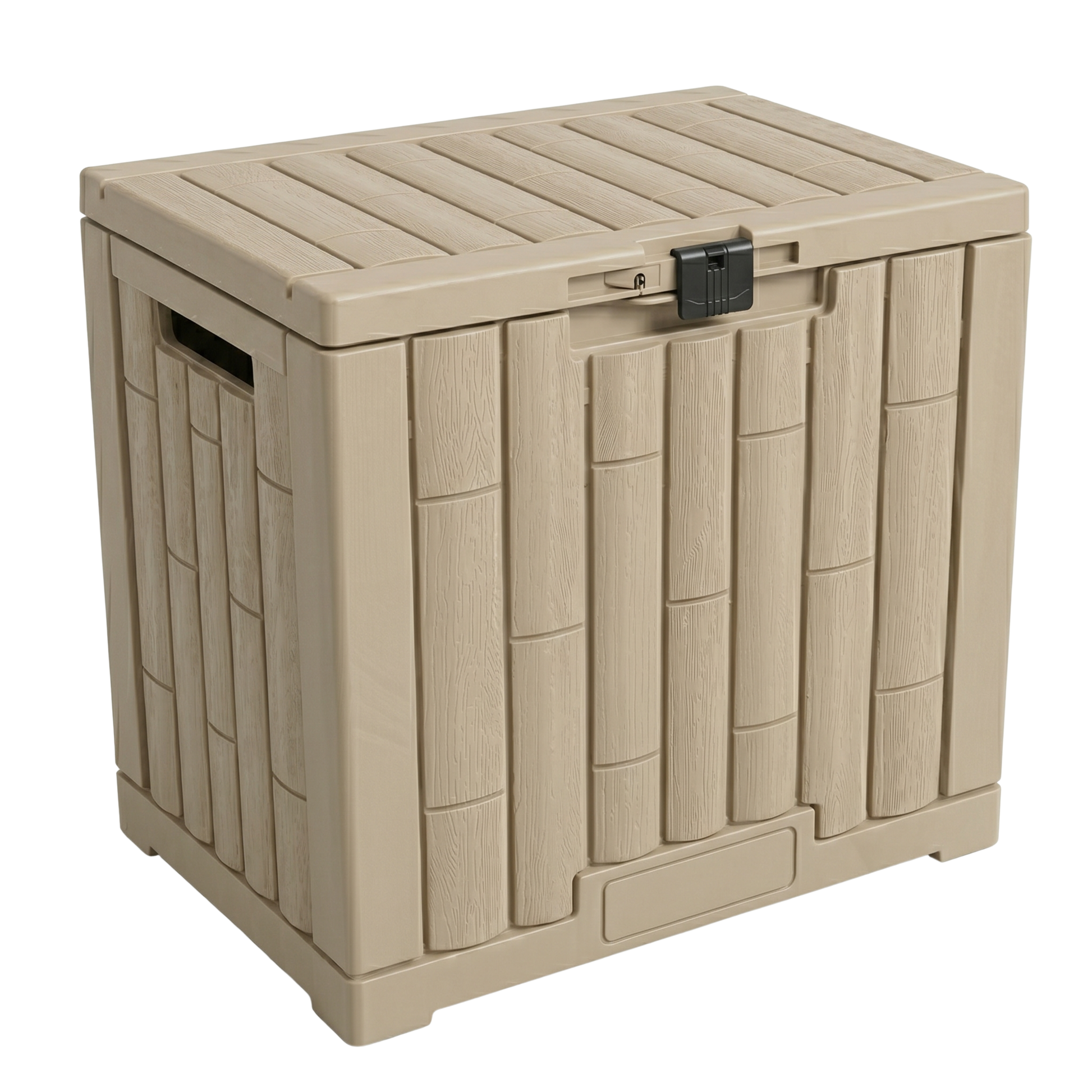120L Resin Storage Box with Hinged Lid and 330 lb Top Load Rating