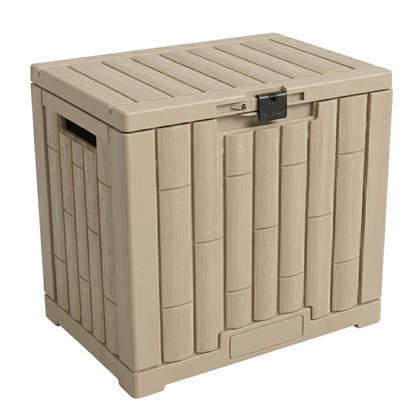 120L Resin Storage Box with Hinged Lid and 330 lb Top Load Rating