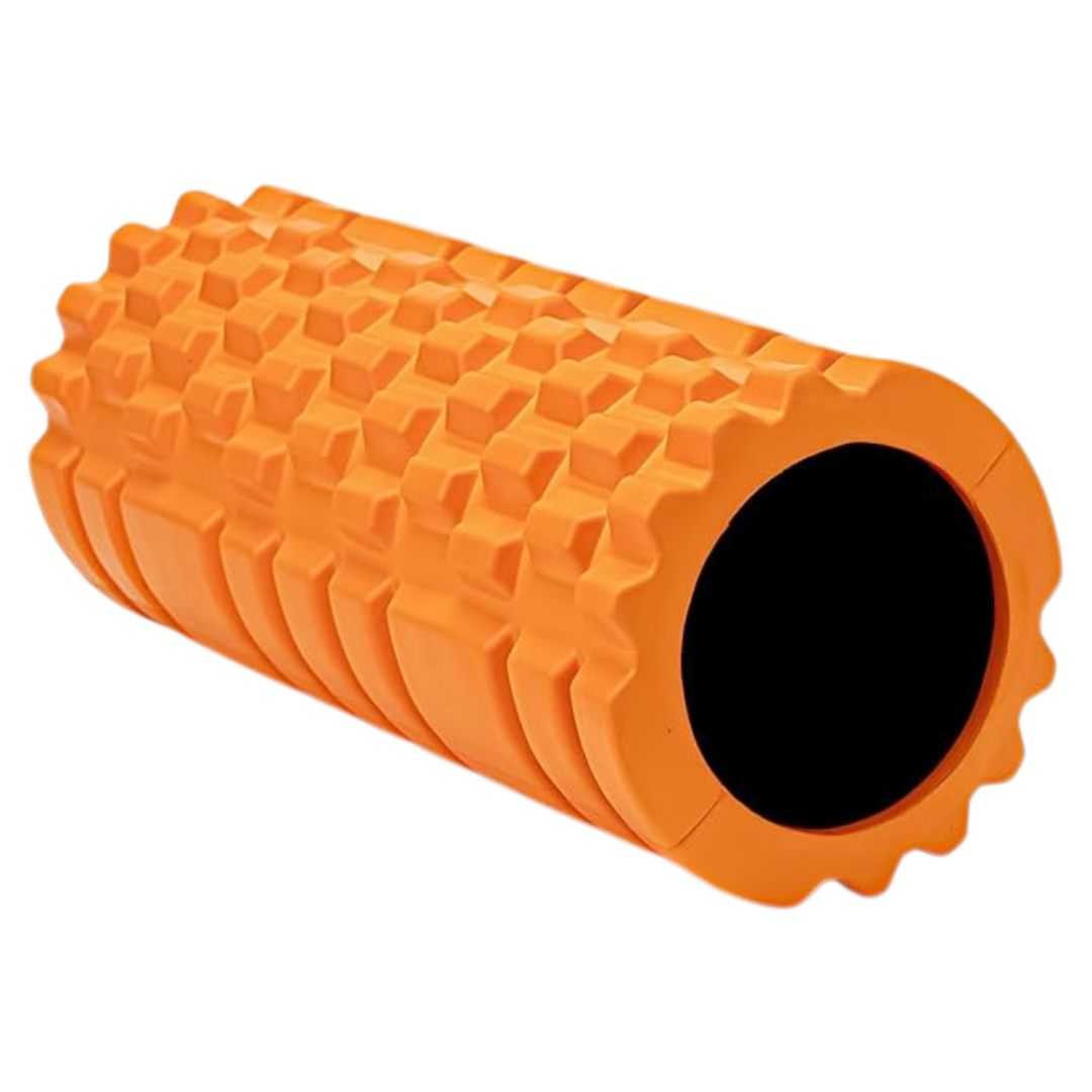 13" Textured Foam Roller Muscle Massager for Home and Gym Use