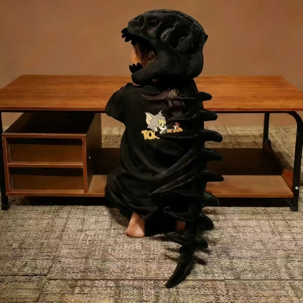 Dino Plush Baby Hoodie