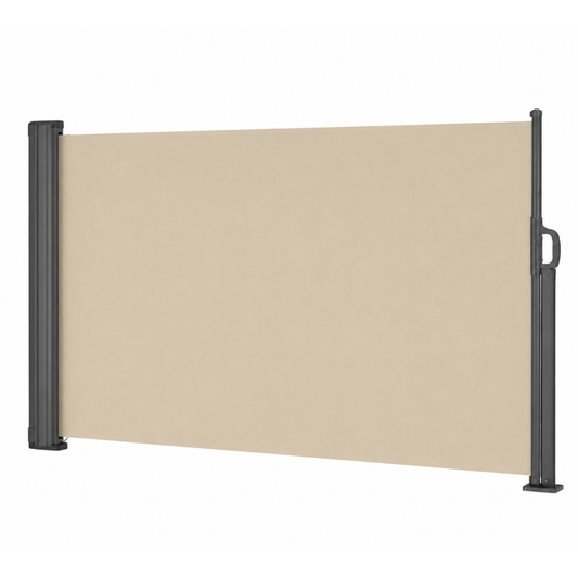 138 Inches Retractable Side Awning Privacy Screen 71 Inches High