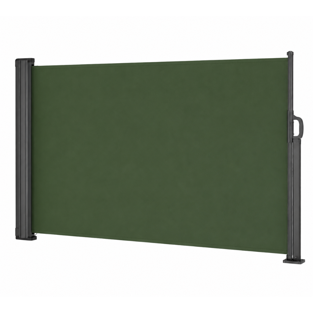 138 Inches Retractable Side Awning Privacy Screen 71 Inches High