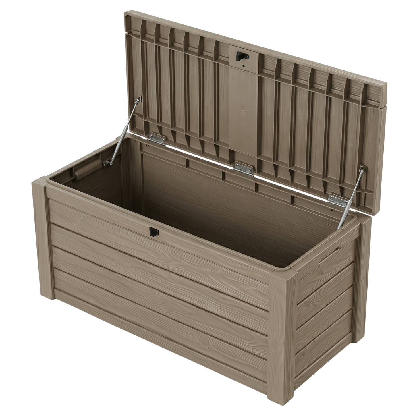 150 Gallon Resin Deck Storage Box Patio Storage Bench Outdoor System