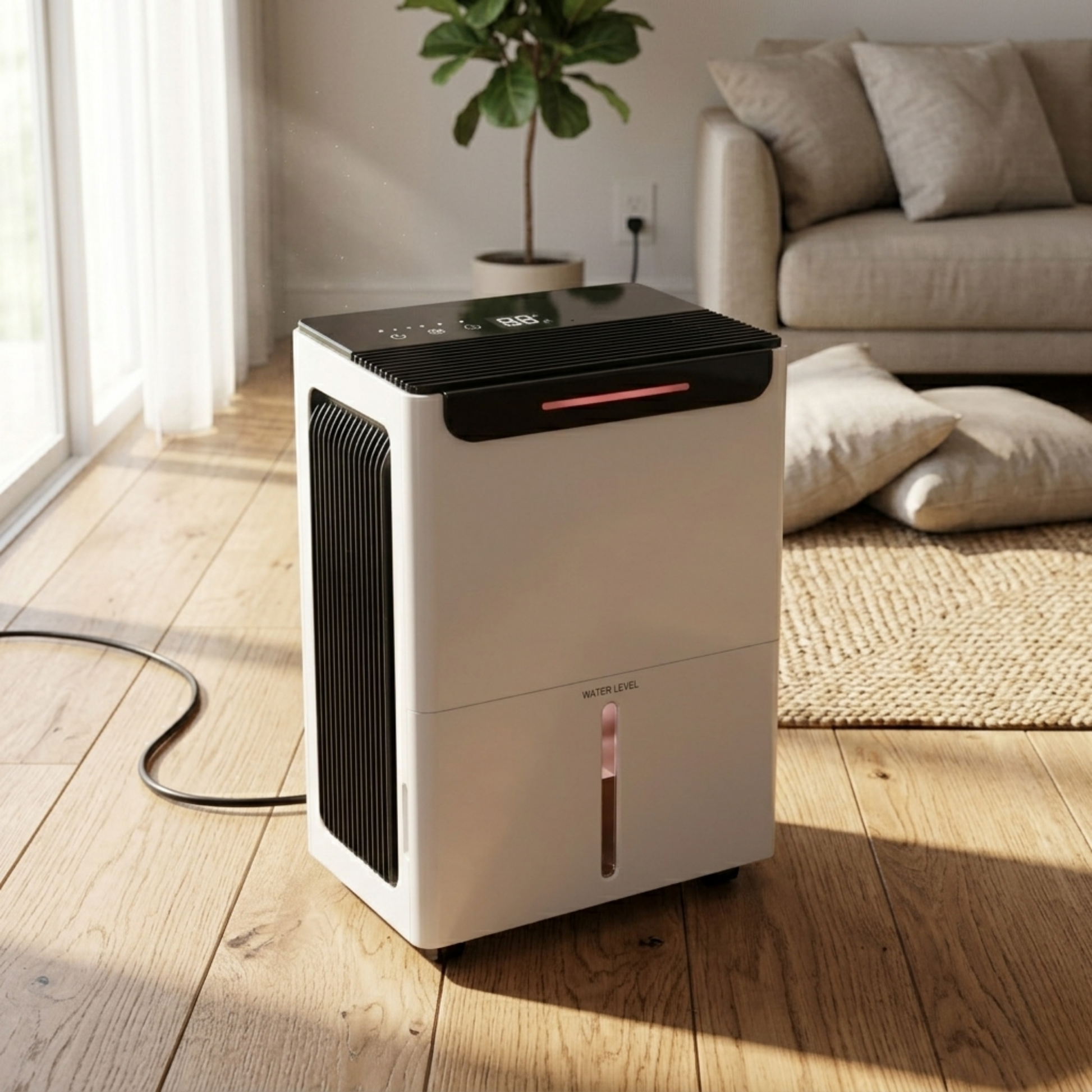 1600 Sq Ft Home Dehumidifier with Auto Mode and 3 Fan Speeds