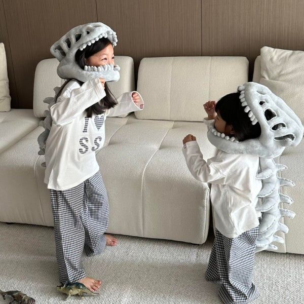 Dino Plush Baby Hoodie