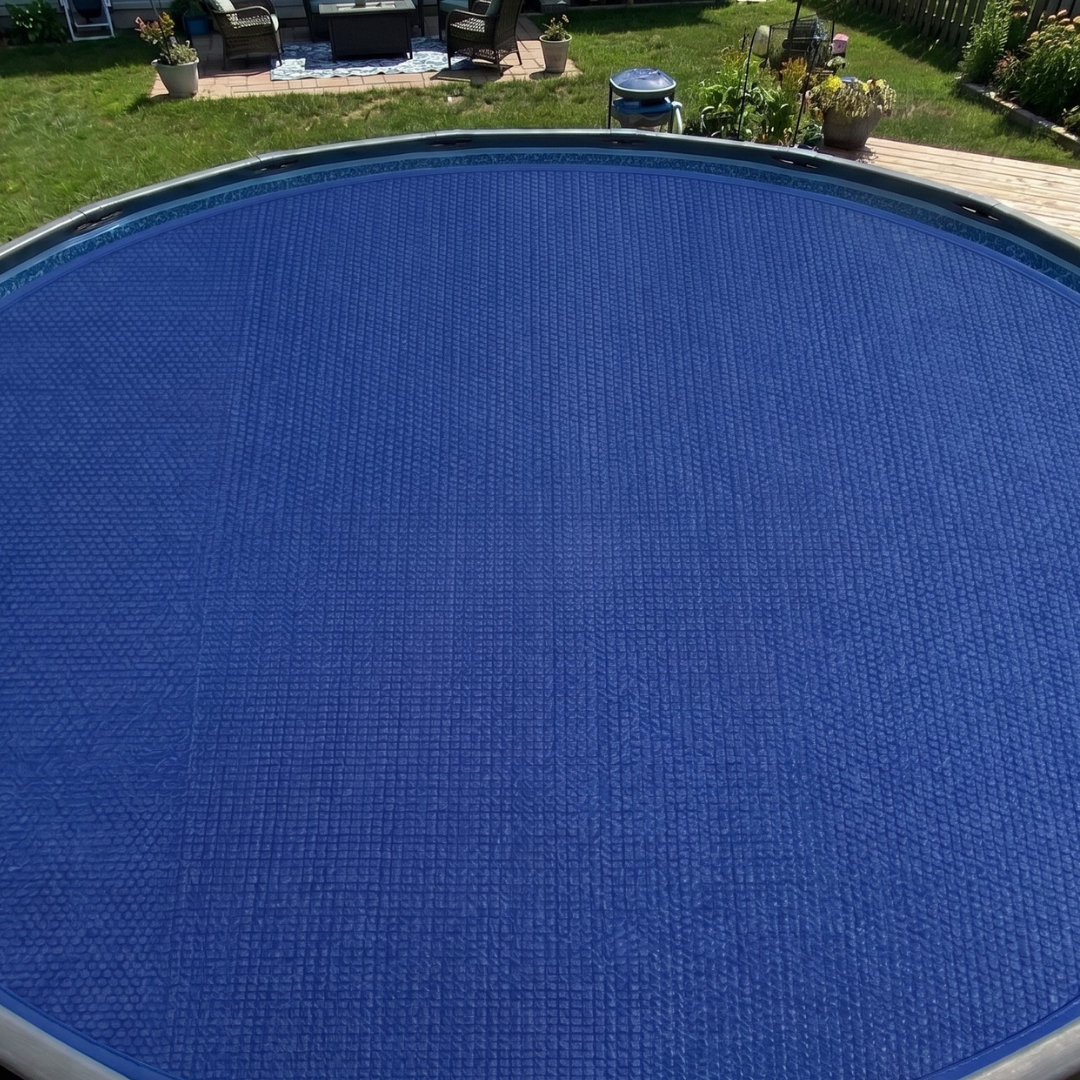 18 ft Round Solar Pool Cover 16 Mil PE Thermal Bubble Blanket
