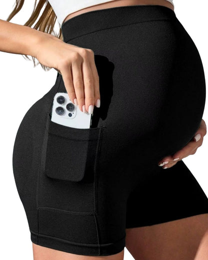 Easy Maternity Shorts-Huggleo-