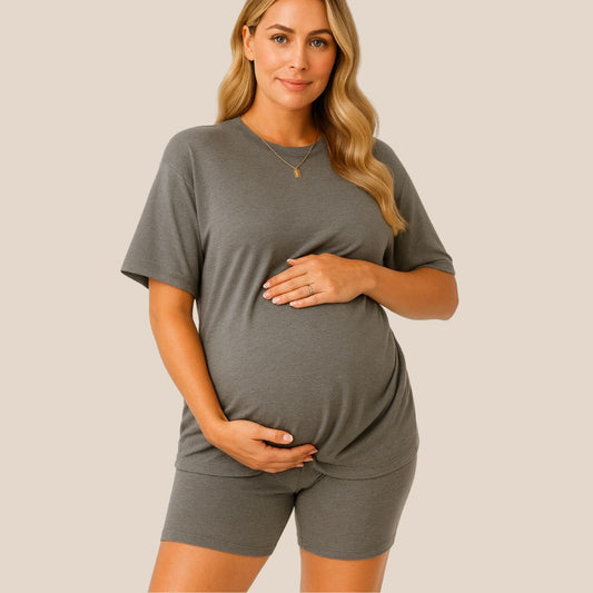 Sunday Lounge Set-Huggleo-Gray-S