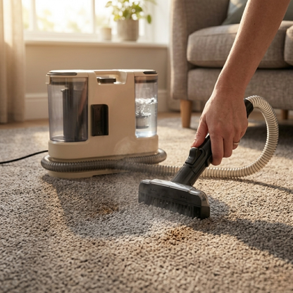 21Kpa Portable Upholstery Cleaner with Dual Water Tank System