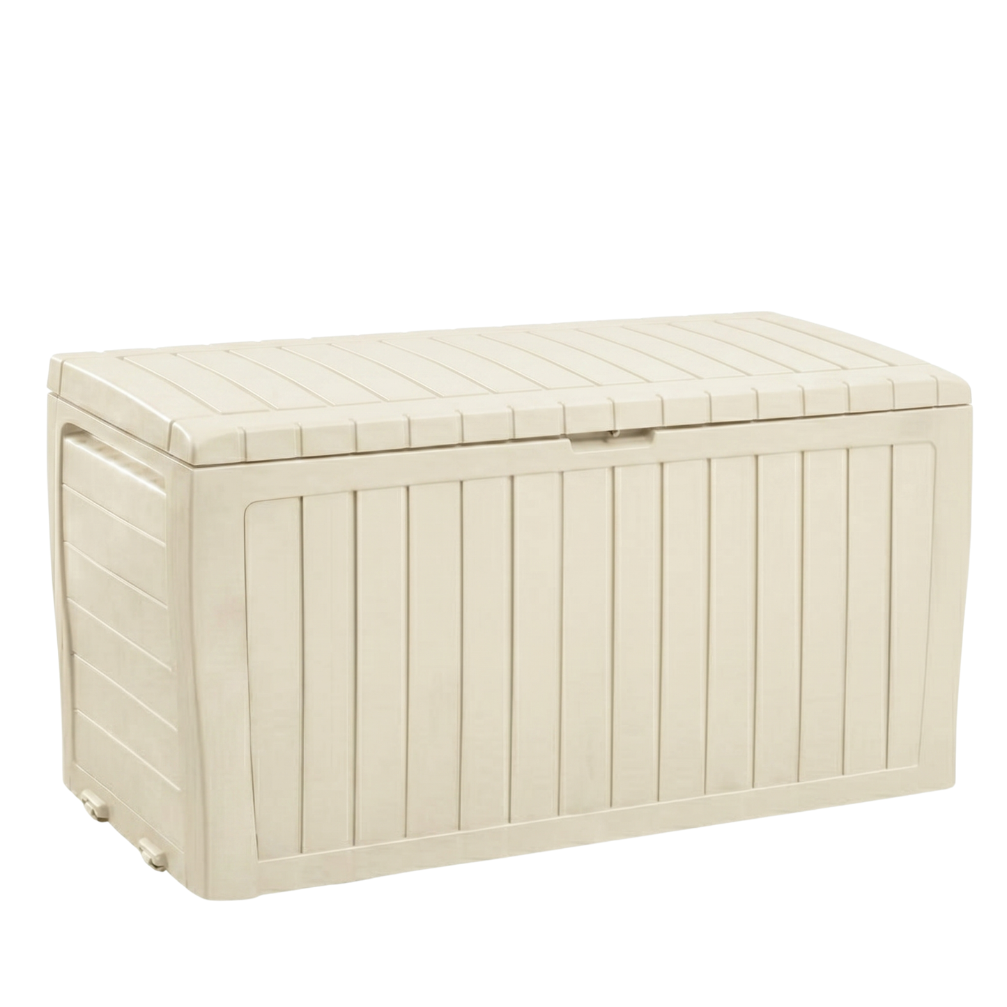 250 L Resin Storage Box with Hinged Top Lid and Lockable Latch