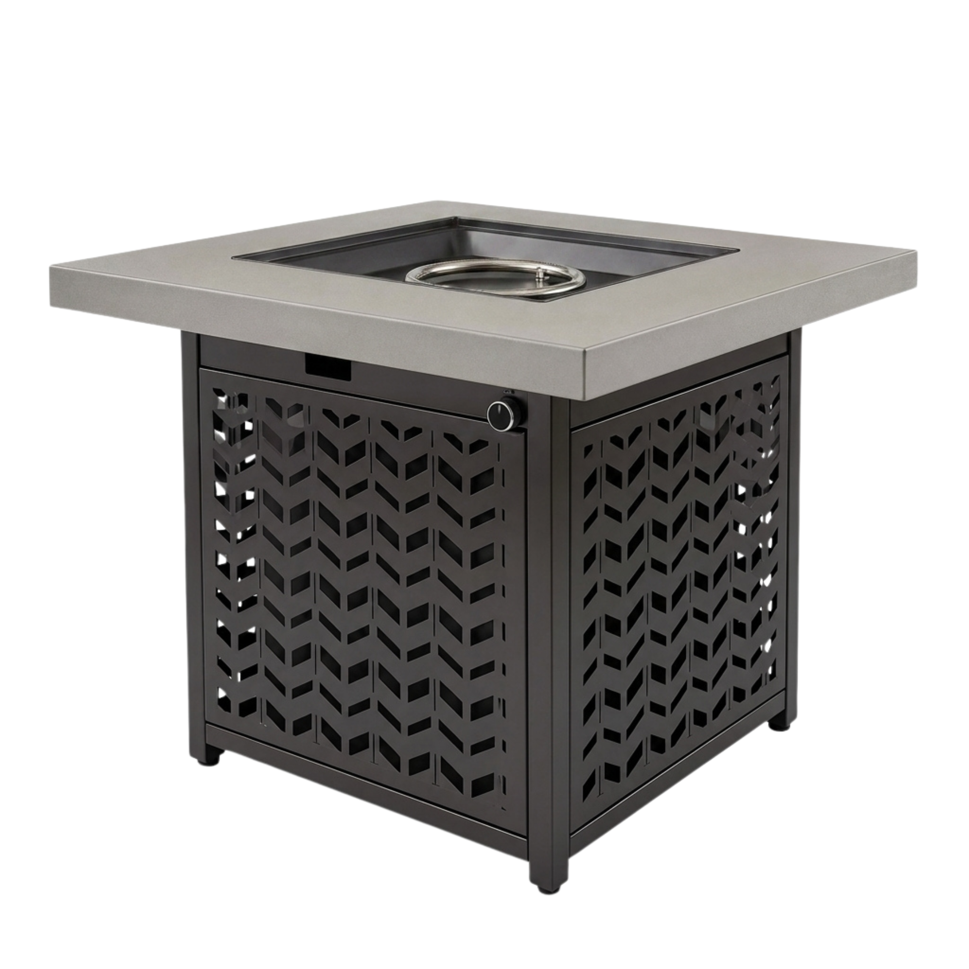 28 Inches Propane Fire Pit Table 50000 BTU Steel Gas Fire Pit