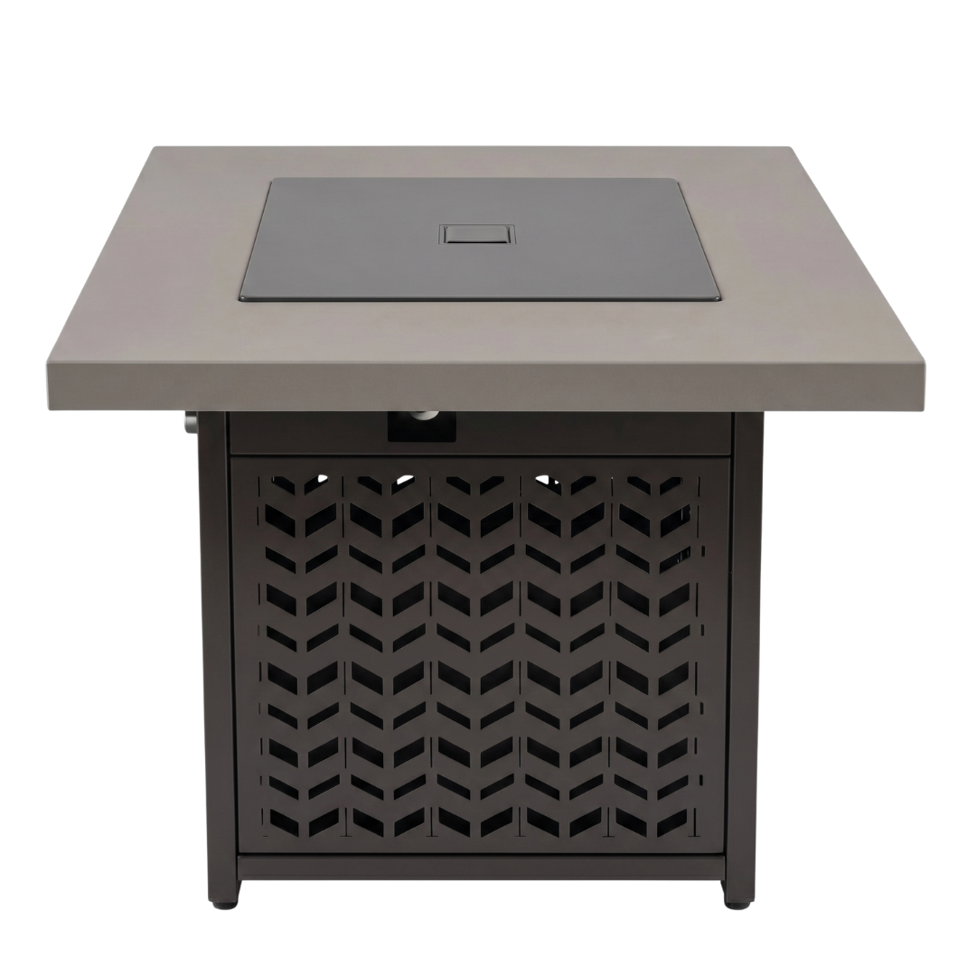 28 Inches Propane Fire Pit Table 50000 BTU Steel Gas Fire Pit