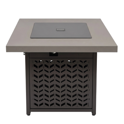 28 Inches Propane Fire Pit Table 50000 BTU Steel Gas Fire Pit