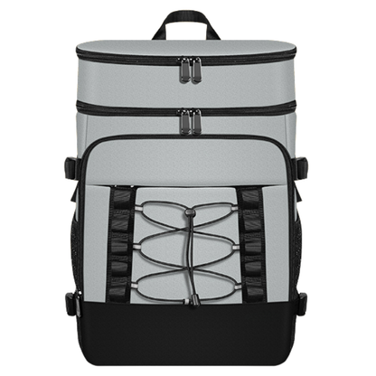 28L Leakproof Insulated Cooler Backpack with Dual Compartments