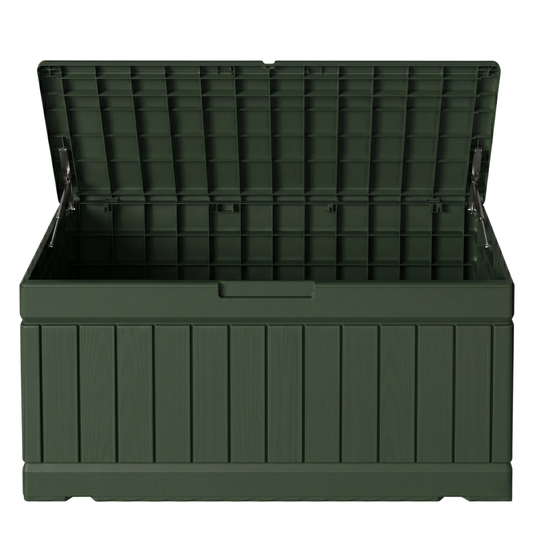 295L Deck Storage Box Resin Build with Hydraulic Flip Lid System