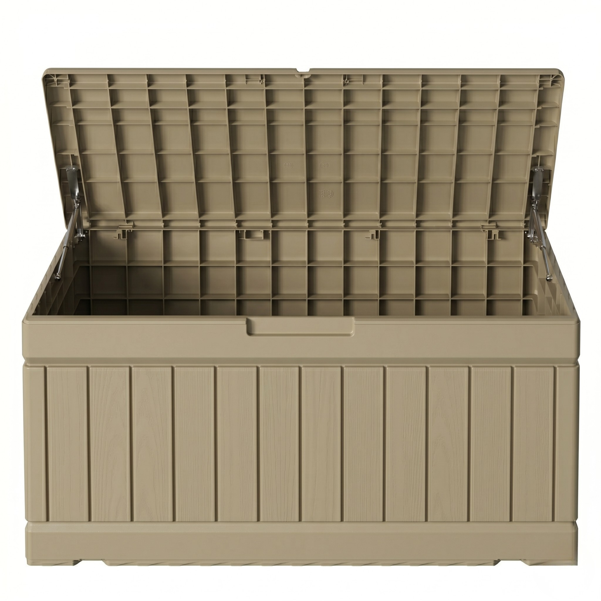 295L Deck Storage Box Resin Build with Hydraulic Flip Lid System
