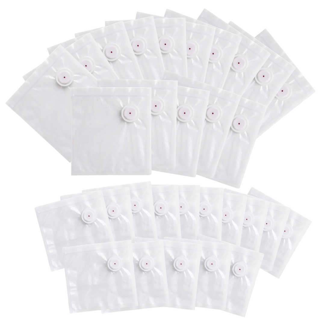 30 Pack Reusable Vacuum Sealer Bags for Kitchen Food Storage
