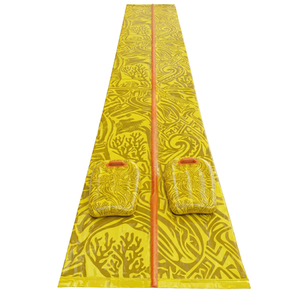 30 x 4.5 ft Lawn Water Slip Slide with Sprinklers and 2 Boards