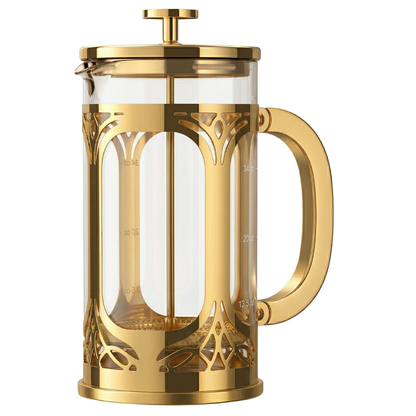 34oz Glass French Press Coffee Brewer with Stainless Steel Filter