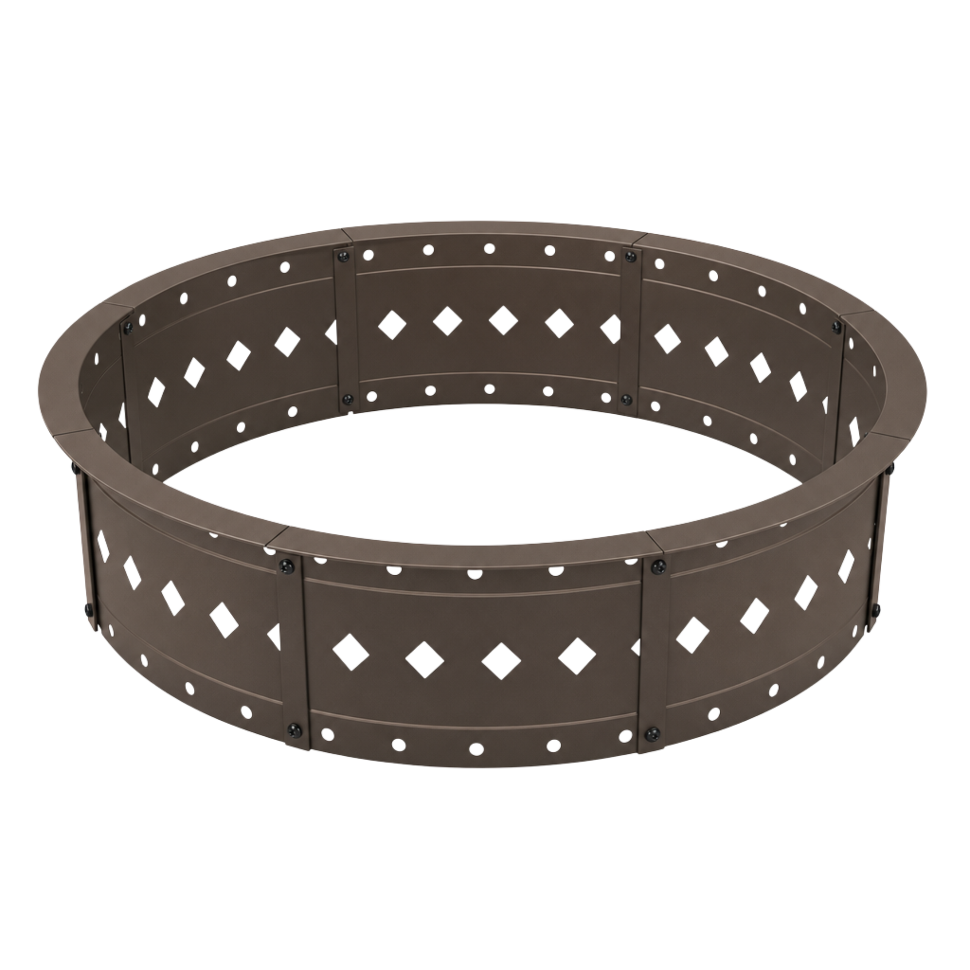36 Inches Fire Pit Ring Steel Outdoor Wood Burning Fire Ring