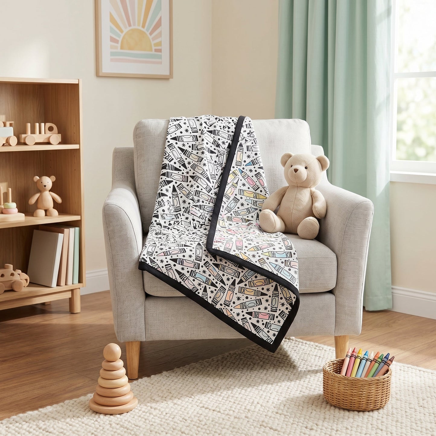 Meadow Coloring Blanket