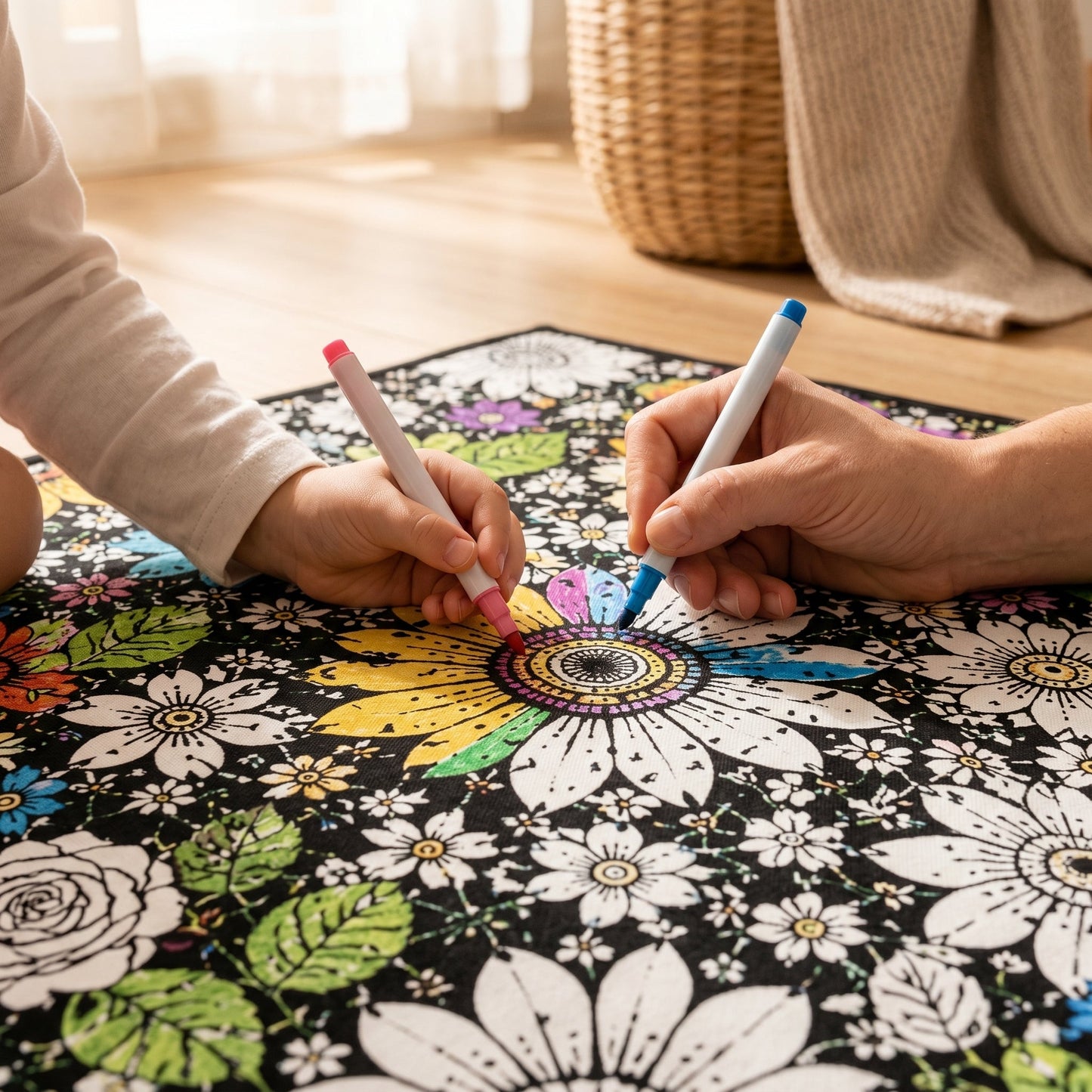 Meadow Coloring Blanket