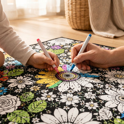 Meadow Coloring Blanket