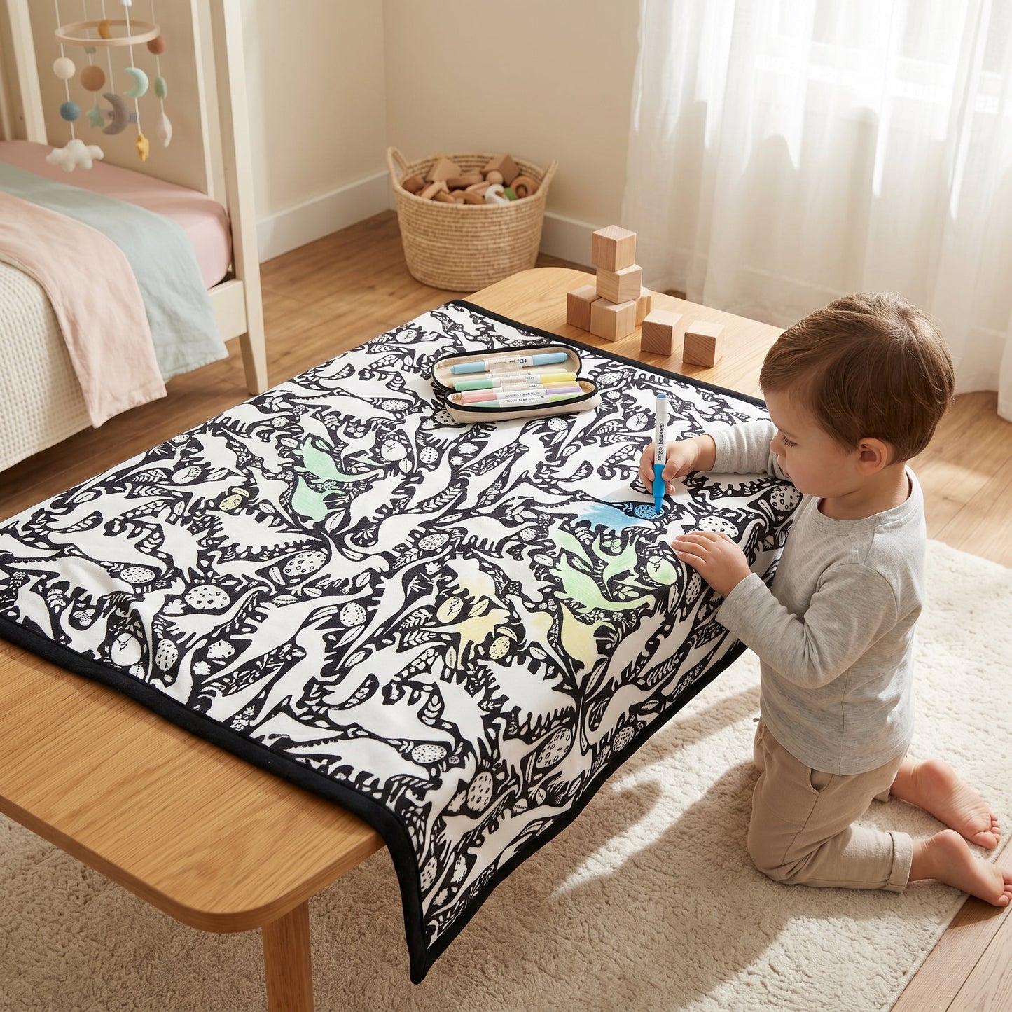 Meadow Coloring Blanket