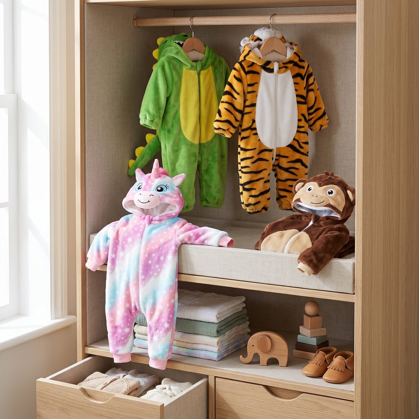 Cub Fleece Baby Onesie