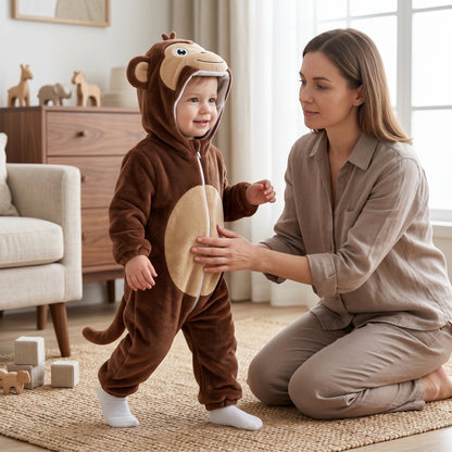 Cub Fleece Baby Onesie