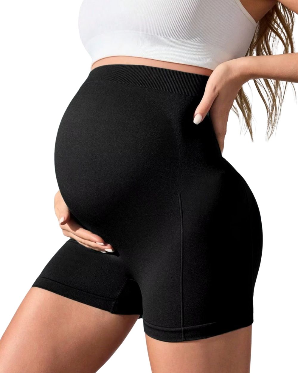 Easy Maternity Shorts-Huggleo-S-