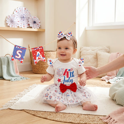 Petal 4th of July Baby Set