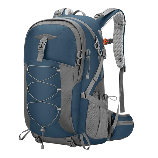 40L Hiking Backpack with Rain Cover and Multi-Pocket Storage