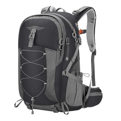 40L Hiking Backpack with Rain Cover and Multi-Pocket Storage