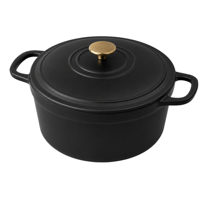 5 Quart Enameled Cast Iron Dutch Oven with Lid for Baking & Braising