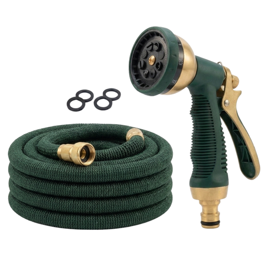 50 FT Aluminum Hose 650 PSI Water Line No Tangles Flow Assembly