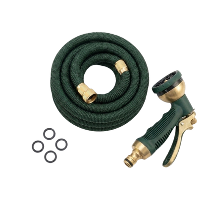 50 FT Aluminum Hose 650 PSI Water Line No Tangles Flow Assembly