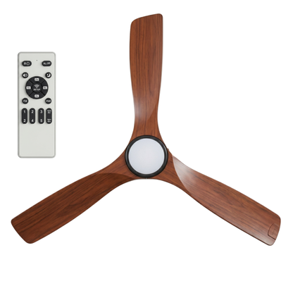 52 Inch Ceiling Fan with Light Remote 6 Speed Timer DC Motor